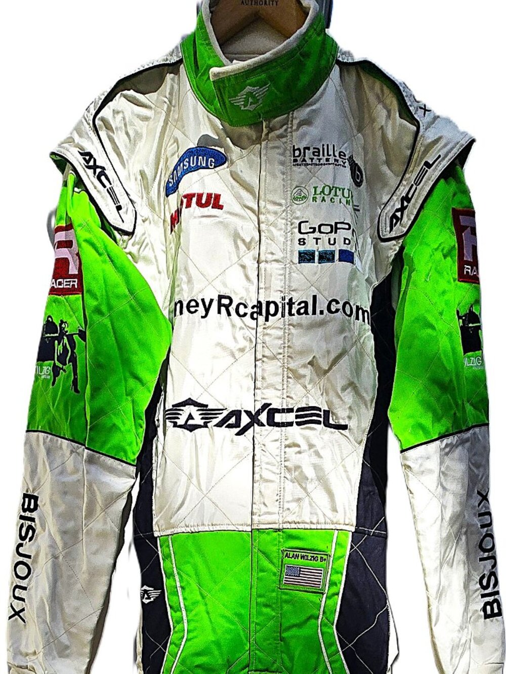 Brand New & Never Worn Axcel custom Fire Resistant Nomex Race Driving Suit